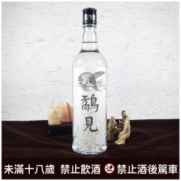 天恩友善農法糙米酒 59.5度 600cc 小鶹-鷸見(二版)